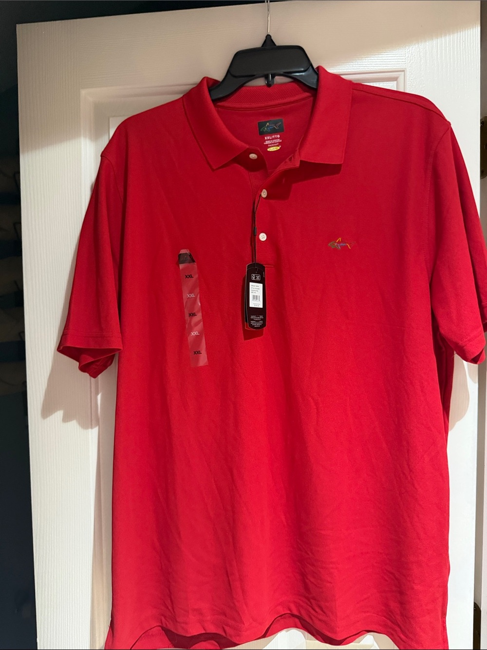 Greg Norman Collection Men's Red Polo Shirt
